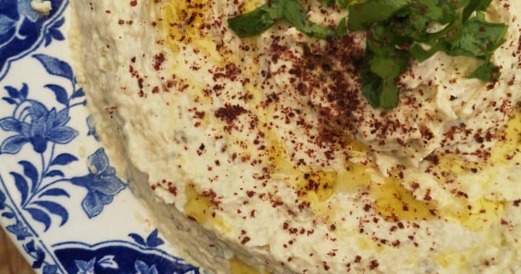 Caviar d’aubergine libanais – Purée d’aubergine au tahin